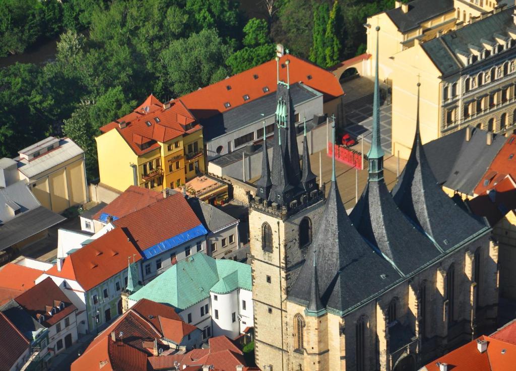 Hotel U Radnice Louny Exteriör bild